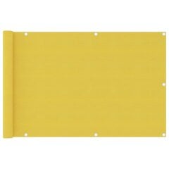 Balkono pertvara, 90x400 cm, geltona kaina ir informacija | Skėčiai, markizės, stovai | pigu.lt