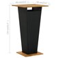 Baro staliukas, 60x60x110cm, poliratanas ir akacijos masyvas kaina ir informacija | Lauko stalai, staliukai | pigu.lt