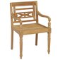 Batavia kėdės su pagalvėlėmis, 4vnt. kaina ir informacija | Lauko kėdės, foteliai, pufai | pigu.lt