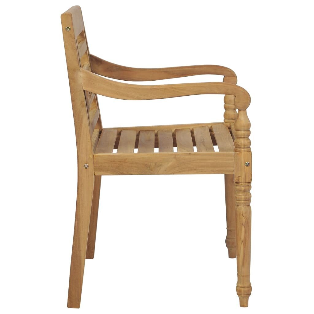 Batavia kėdės su pagalvėlėmis, 6vnt. цена и информация | Lauko kėdės, foteliai, pufai | pigu.lt