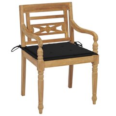 Batavia kėdės su pagalvėlėmis, 6vnt. kaina ir informacija | Lauko kėdės, foteliai, pufai | pigu.lt