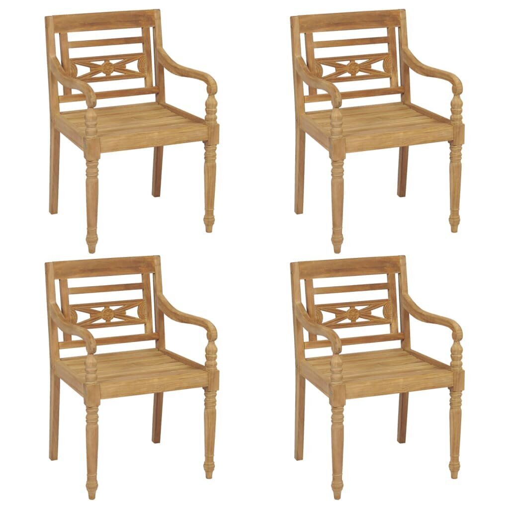Batavia kėdės, 4vnt. (2x43051) kaina ir informacija | Lauko kėdės, foteliai, pufai | pigu.lt