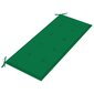 Batavia suoliukas su žalia pagalve, 120cm kaina ir informacija | Lauko suolai | pigu.lt