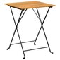 vidaXL Bistro staliukas, 55x54x71cm, akacijos medienos masyvas kaina ir informacija | Lauko stalai, staliukai | pigu.lt