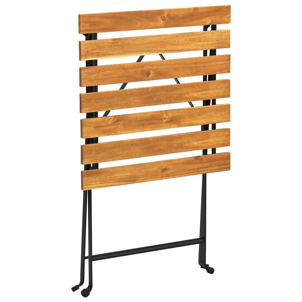 vidaXL Bistro staliukas, 55x54x71cm, akacijos medienos masyvas kaina ir informacija | Lauko stalai, staliukai | pigu.lt