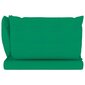 Dvivietė sodo sofa iš palečių su žaliomis pagalvėlėmis kaina ir informacija | Lauko kėdės, foteliai, pufai | pigu.lt