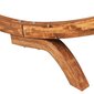 Hamakas su stogeliu, kreminis, 100x198x150cm, medienos masyvas цена и информация | Hamakai | pigu.lt