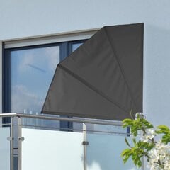 Hi balkono uždanga, juoda, 1.2x1.2 m kaina ir informacija | Skėčiai, markizės, stovai | pigu.lt