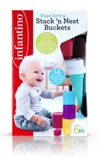 Пирамидка INFANTINO  цена и информация | Развивающие игрушки | pigu.lt