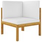 Kampinė sodo sofa su pagalvėlėmis kaina ir informacija | Lauko kėdės, foteliai, pufai | pigu.lt