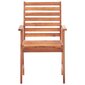 Lauko valgomojo kėdės su pagalvėlėmis, 3vnt. kaina ir informacija | Lauko kėdės, foteliai, pufai | pigu.lt