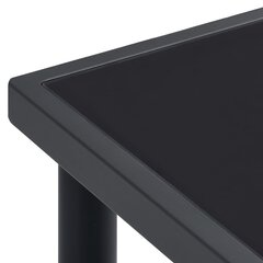 Valgomojo stalas, 150 x 90 x 74 cm, pilkas kaina ir informacija | Lauko stalai, staliukai | pigu.lt