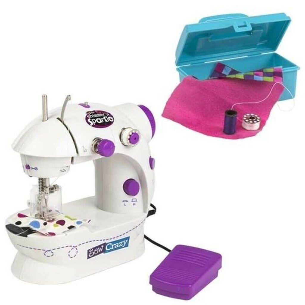 Žaislinė siuvimo mašina Shimmer N Sparkle Colorbaby 44080 kaina ir informacija | Žaislai mergaitėms | pigu.lt