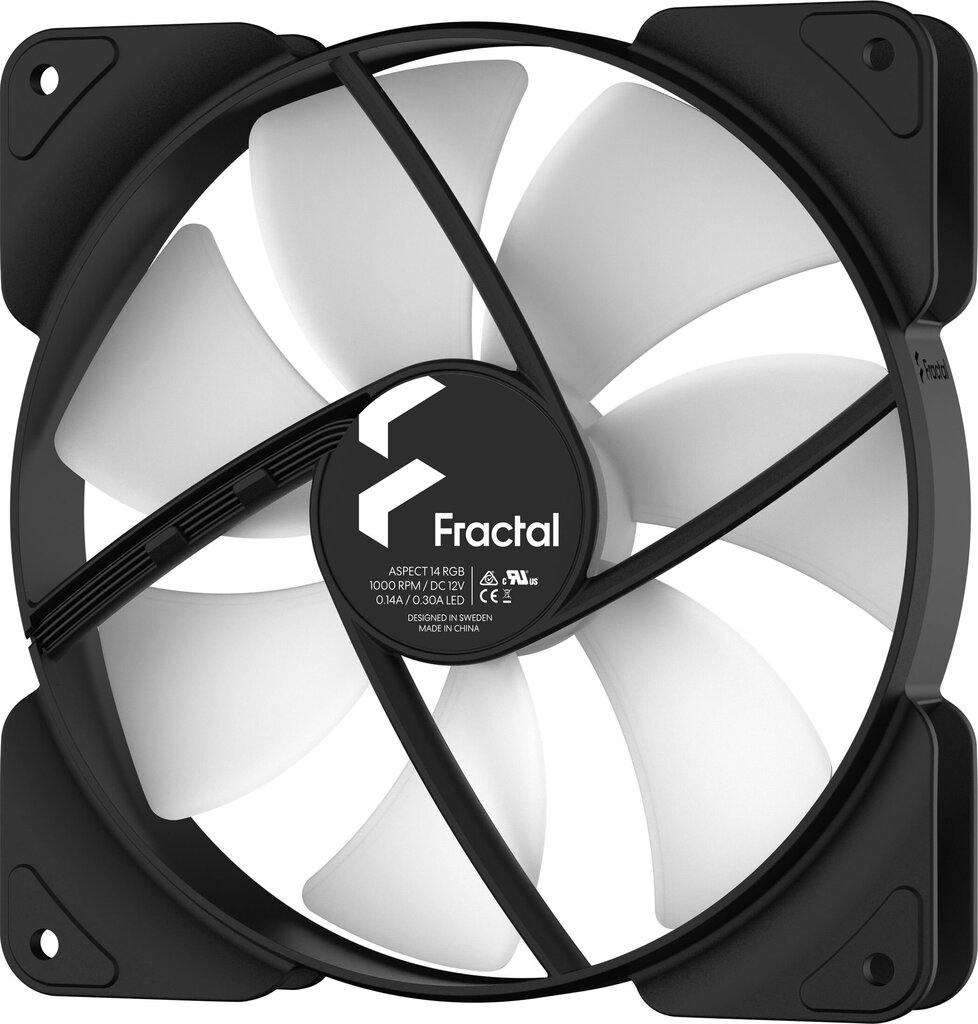 Fractal Design 1_769225 kaina ir informacija | Kompiuterių ventiliatoriai | pigu.lt