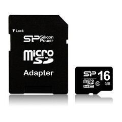 Карта памяти Silicon Power 16 GB, MicroSDHC цена и информация | Карты памяти для телефонов | pigu.lt