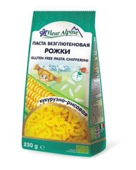 Makaronai iš kukurūzų ir ryžių miltų, be gliuteno, Chifferini, 250 g kaina ir informacija | Makaronai | pigu.lt