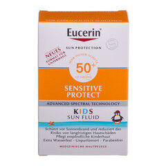 Fluidas nuo saulės vaikams SPF50+ Eucerin Sun Kids, 50 ml kaina ir informacija | Kremai nuo saulės | pigu.lt