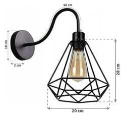 Настенный светильник E27 цена и информация | Настенные светильники | pigu.lt