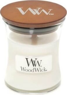 WoodWick kvapioji žvakė White Teak, 85g kaina ir informacija | Žvakės, Žvakidės | pigu.lt