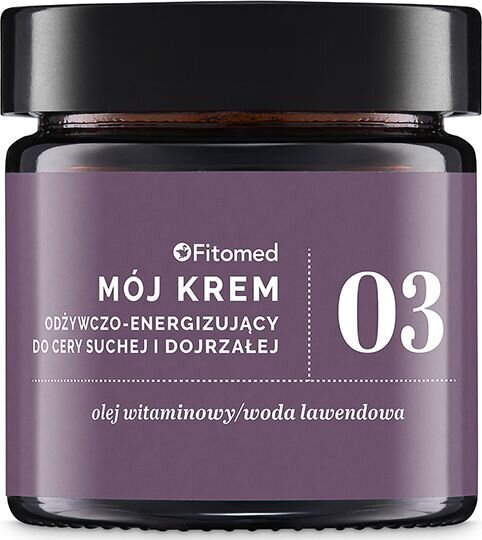 Maitinamasis ir energijos suteikiantis kremas sausai odai Fitomed My Cream Nr.3, 50 ml kaina ir informacija | Veido kremai | pigu.lt