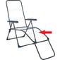 Spyruoklė lauko kėdei-gultui Patio, 38 cm kaina ir informacija | Lauko kėdės, foteliai, pufai | pigu.lt