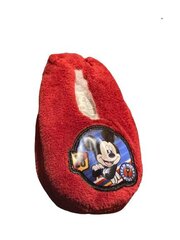Šiltos šlepetės-kojinės Mickey Mouse, raudonos kaina ir informacija | Šlepetės, kambario avalynė vaikams | pigu.lt