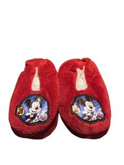 Šiltos šlepetės-kojinės Mickey Mouse, raudonos kaina ir informacija | Šlepetės, kambario avalynė vaikams | pigu.lt