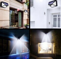 Светодиодный уличный фонарь на солнечной батарее (100 диодов) цена и информация | Уличные светильники | pigu.lt