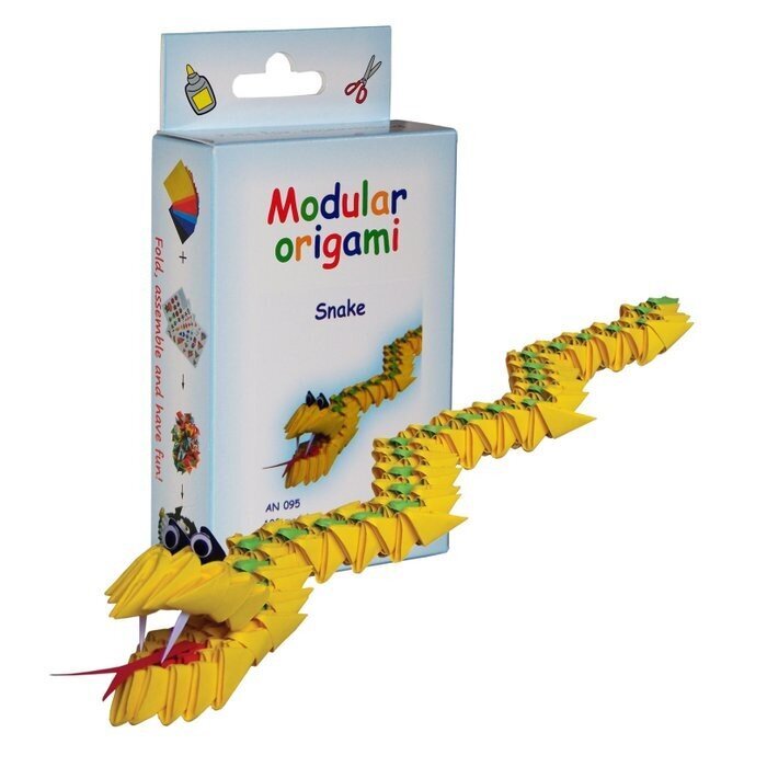 Modulinis origami Gyvatė kaina ir informacija | Lavinamieji žaislai | pigu.lt