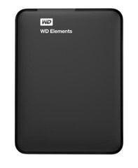 WD Elements 2,5 дюйма, 1 ТБ, USB 3.0, черный цвет цена и информация | Жёсткие диски (SSD, HDD) | pigu.lt