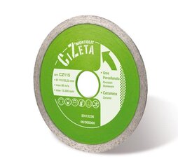 Montolit diamond blade 125 x 22,2mm CZ125 kaina ir informacija | Šlifuokliai | pigu.lt