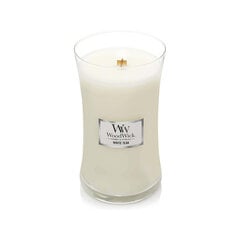 WoodWick свеча White Teak, 609, 5 г цена и информация | Подсвечники, свечи | pigu.lt