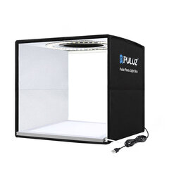 Fotogravavimo dėžė su LED apšvietimu Puluz LED, 25cm kaina ir informacija | Fotografijos apšvietimo įranga | pigu.lt