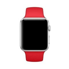 Mercury pasek Silicon Apple Watch 42|44| 45 mm czerwony|red цена и информация | Аксессуары для смарт-часов и браслетов | pigu.lt