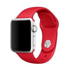 Mercury pasek Silicon Apple Watch 42|44| 45 mm czerwony|red цена и информация | Аксессуары для смарт-часов и браслетов | pigu.lt