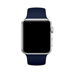 Mercury pasek Silicon Apple Watch 42|44| 45 mm niebieski|navy цена и информация | Аксессуары для смарт-часов и браслетов | pigu.lt