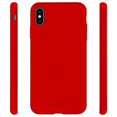 Mercury Silicone Samsung S21+ G996 czerwony|red цена и информация | Чехлы для телефонов | pigu.lt