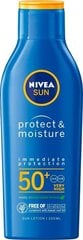 Защитный лосьон от солнца Nivea SPF50, 200 мл цена и информация | Кремы от загара | pigu.lt