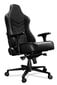 Kompiuterio kėdė Yumisu 2053, kompiuterinių žaidimų žaidėjams, natūrali oda, juoda kaina ir informacija | Biuro kėdės | pigu.lt