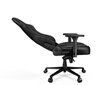 Kompiuterio kėdė Yumisu 2053, kompiuterinių žaidimų žaidėjams, natūrali oda, juoda kaina ir informacija | Biuro kėdės | pigu.lt