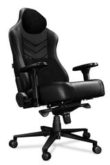 Компьютерное кресло Yumisu 2053 для игроков, натуральная кожа, черное цена и информация | Офисные кресла | pigu.lt