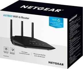 Maršrutizatorius Netgear RAX10-100EUS kaina ir informacija | Netgear Kompiuterinė technika | pigu.lt