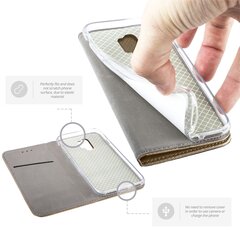 Перекидной чехол Moozy для Samsung S9 - золотой магнитный откидной футляр с держателем для карт и подставкой цена и информация | Чехлы для телефонов | pigu.lt