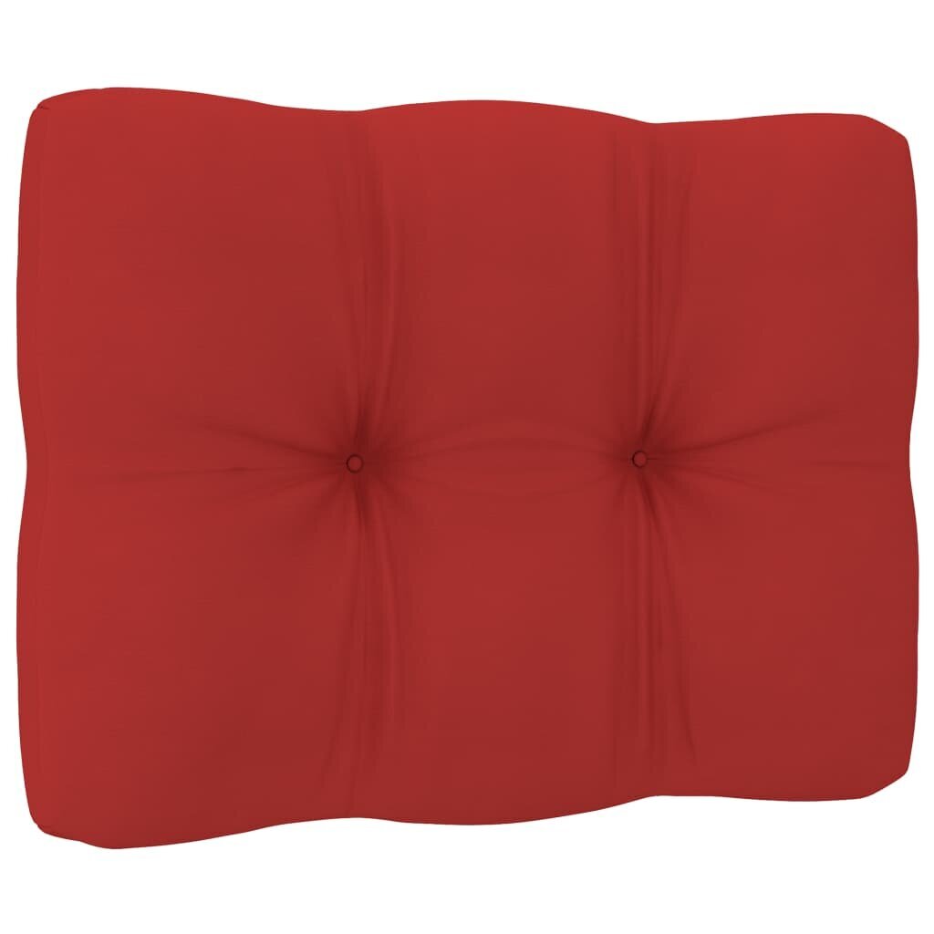 2-ių dalių pagalvėlių sofai komplektas vidaXL, raudonas kaina ir informacija | Pagalvės, užvalkalai, apsaugos | pigu.lt