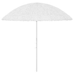 Paplūdimio skėtis, baltos spalvos, 300cm цена и информация | Зонты, маркизы, стойки | pigu.lt