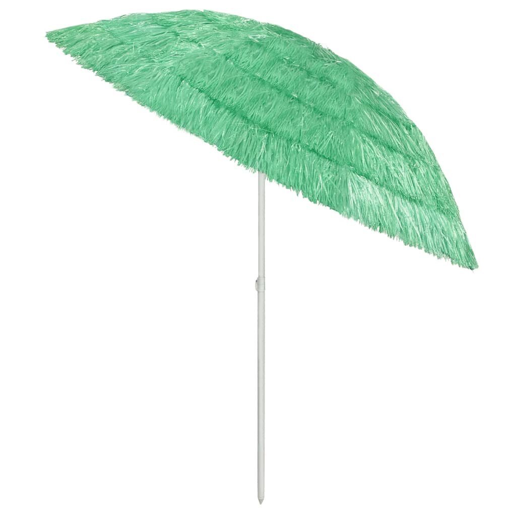 Paplūdimio skėtis, žalios spalvos, 240cm kaina ir informacija | Skėčiai, markizės, stovai | pigu.lt