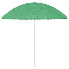 Paplūdimio skėtis, žalios spalvos, 300cm цена и информация | Зонты, маркизы, стойки | pigu.lt