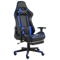 Pasukama žaidimų kėdė su pakoja, mėlynos spalvos, pvc цена и информация | Офисные кресла | pigu.lt