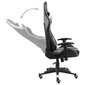 Pasukama žaidimų kėdė, baltos spalvos, pvc kaina ir informacija | Biuro kėdės | pigu.lt