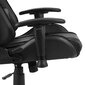 Pasukama žaidimų kėdė, juodos spalvos, pvc kaina ir informacija | Biuro kėdės | pigu.lt